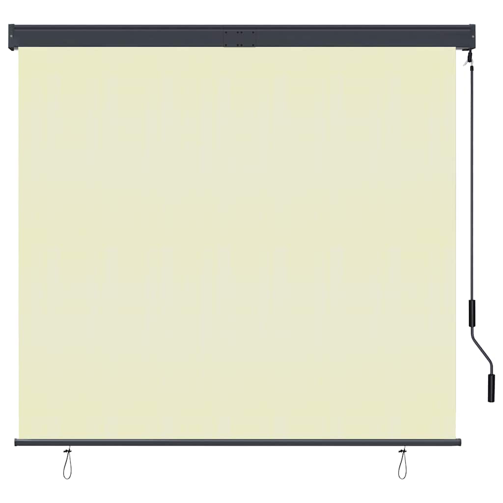 Roller Shade | Cream | Polyester, Aluminium, Steel | 160 x 250 cm
