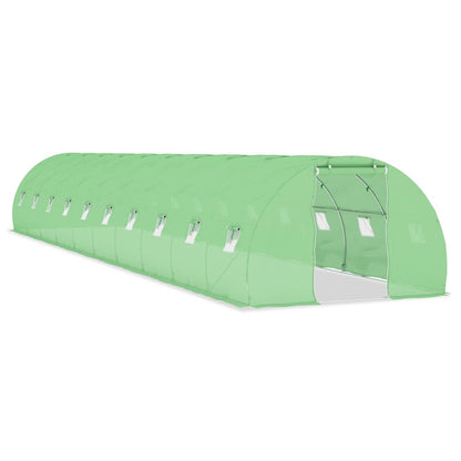 Greenhouse | Green | 140 g/m² PE mesh fabric, galvanised steel | 45 m²