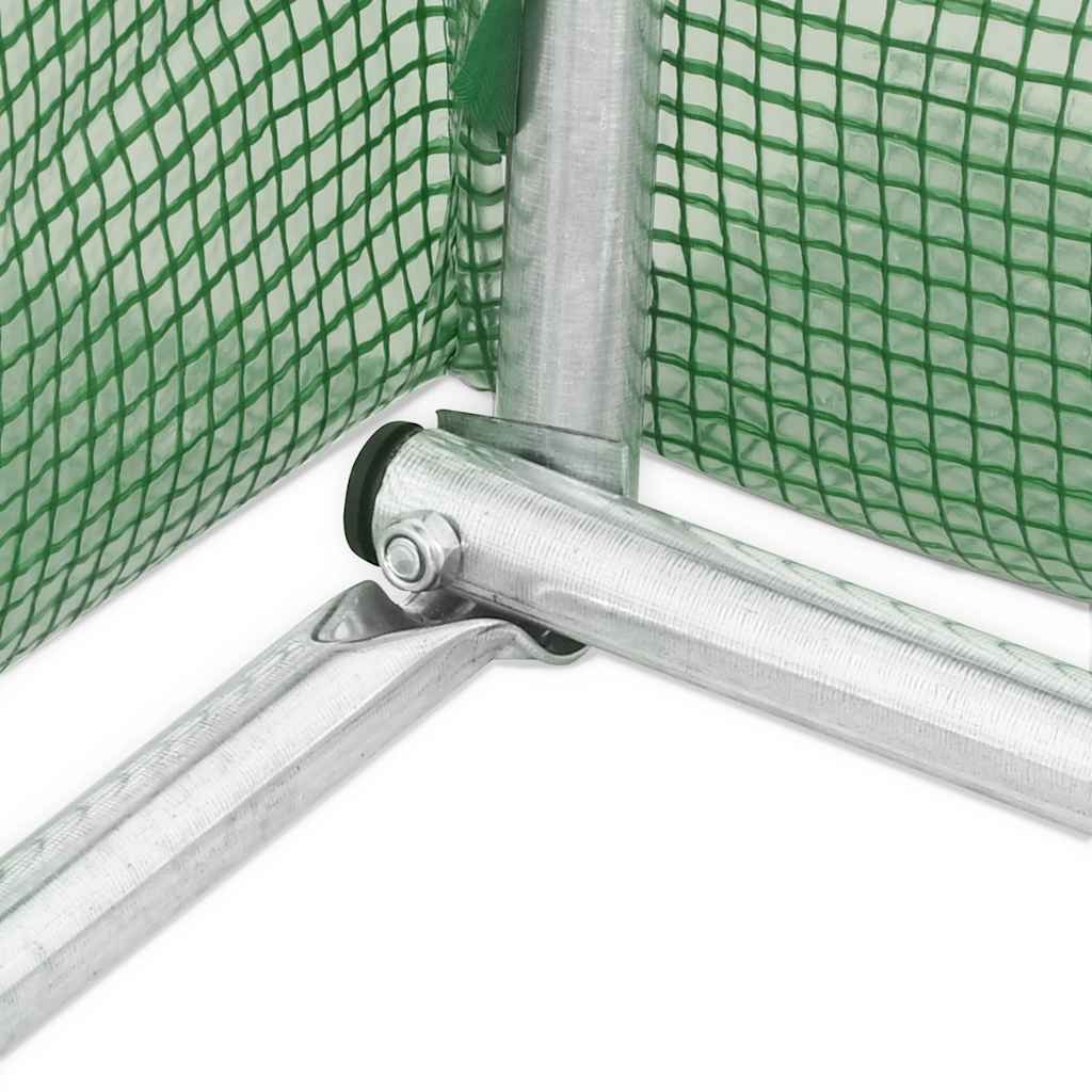 Greenhouse | Green | 140 g/m² PE mesh fabric, galvanised steel | 45 m²