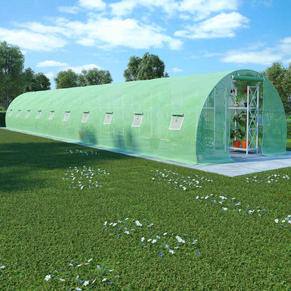 Greenhouse | Green | 140 g/m² PE mesh fabric, galvanised steel | 45 m²