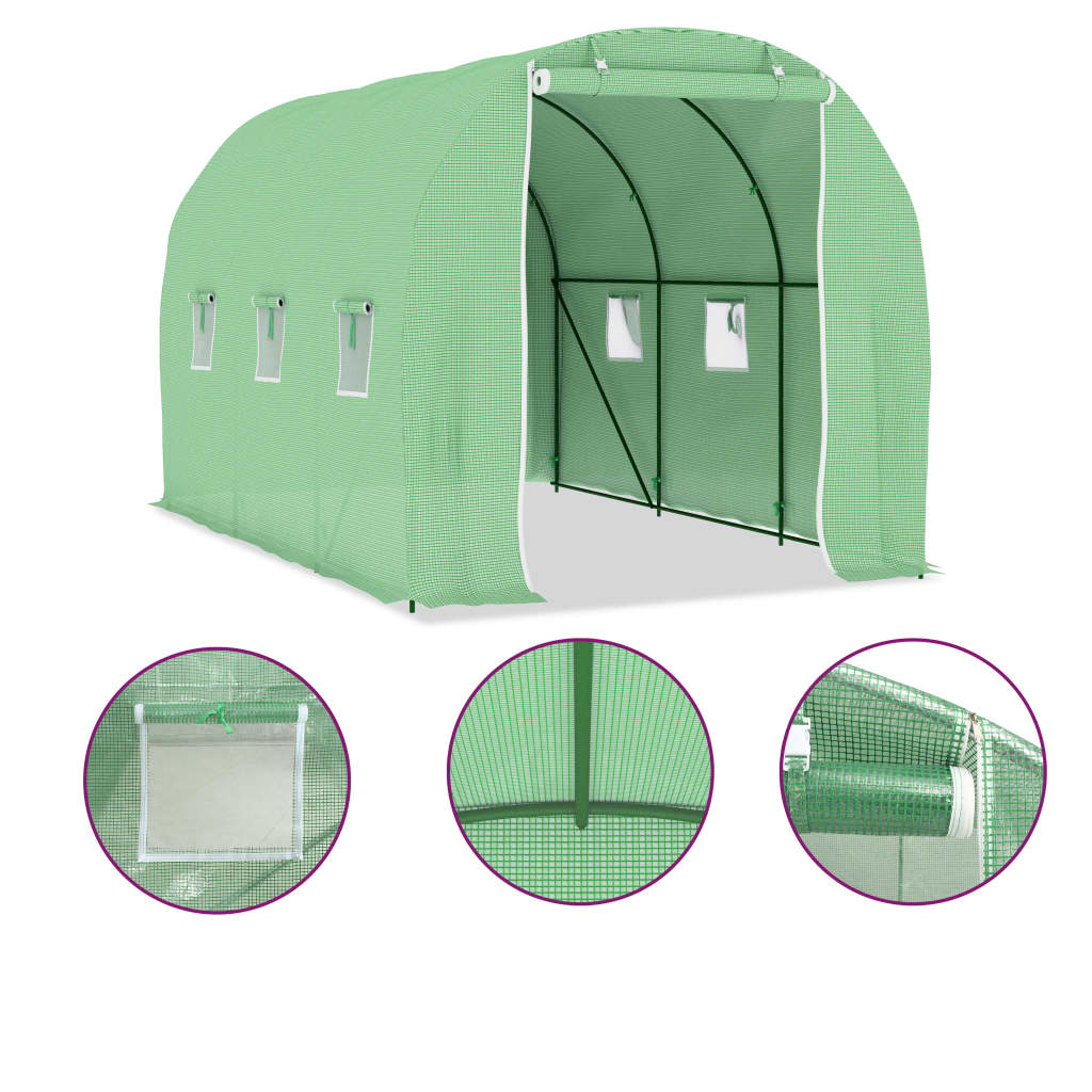 Greenhouse 6.86 m² 3.43x2x2 m