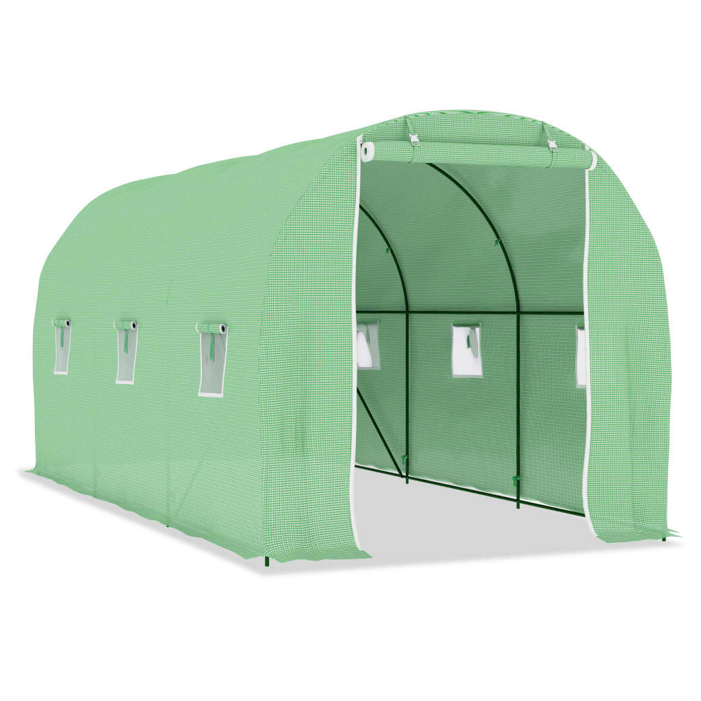 Greenhouse | Green | PE mesh fabric, Galvanised steel | 9 m²