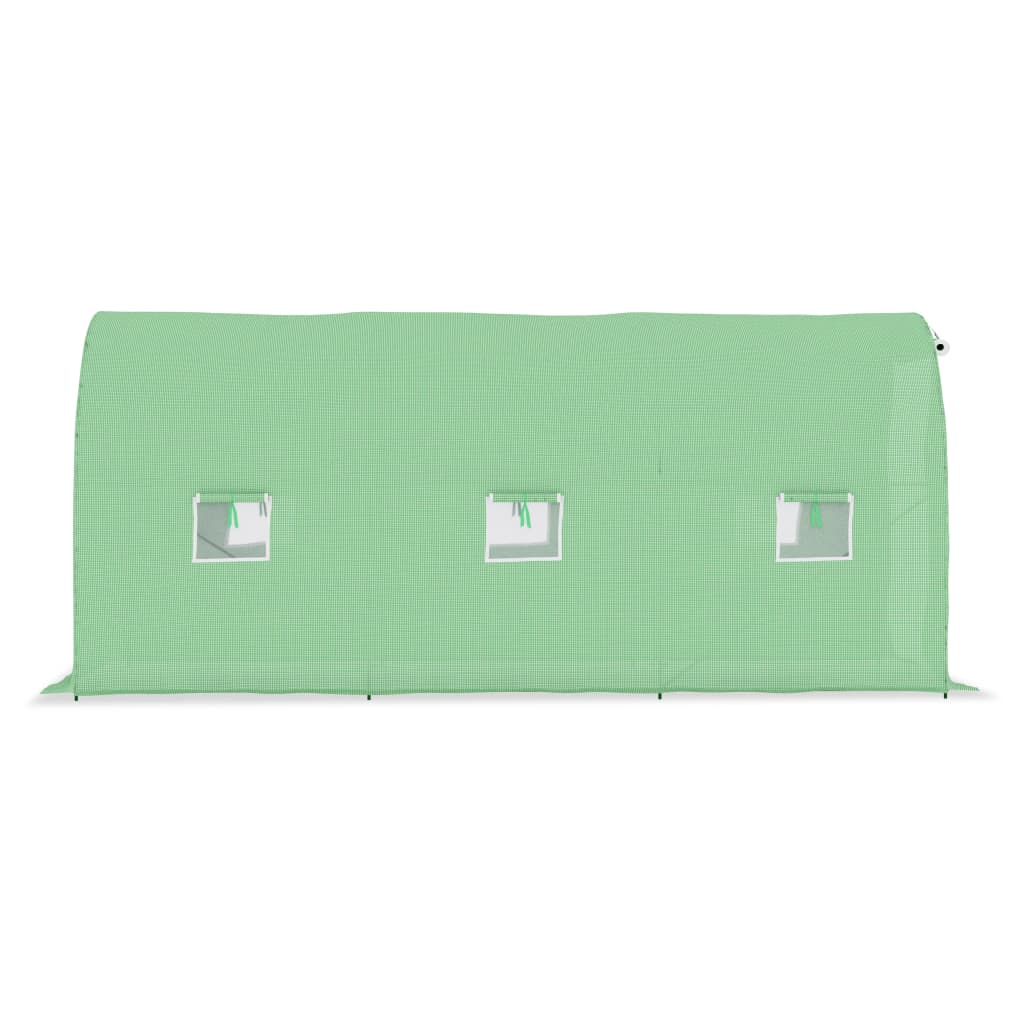 Greenhouse | Green | PE mesh fabric, Galvanised steel | 9 m²