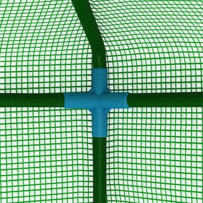 Greenhouse with Steel Frame 0.5 m² 1x0.5x1.9 m