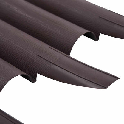 Lawn Edgings 36 pcs Brown 393.7" PP