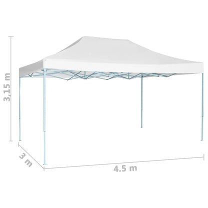 Foldable Party Tent 3x4.5 m White