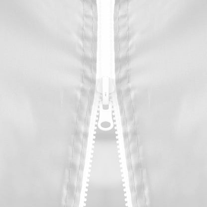 Folding Pop-up Party Tent with 5 Sidewalls 3x9 m White