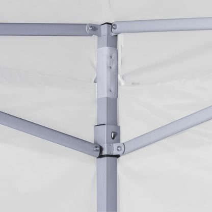 48888 vidaXL Professional Folding Party Tent with 4 Sidewalls 2x2 m Steel White
