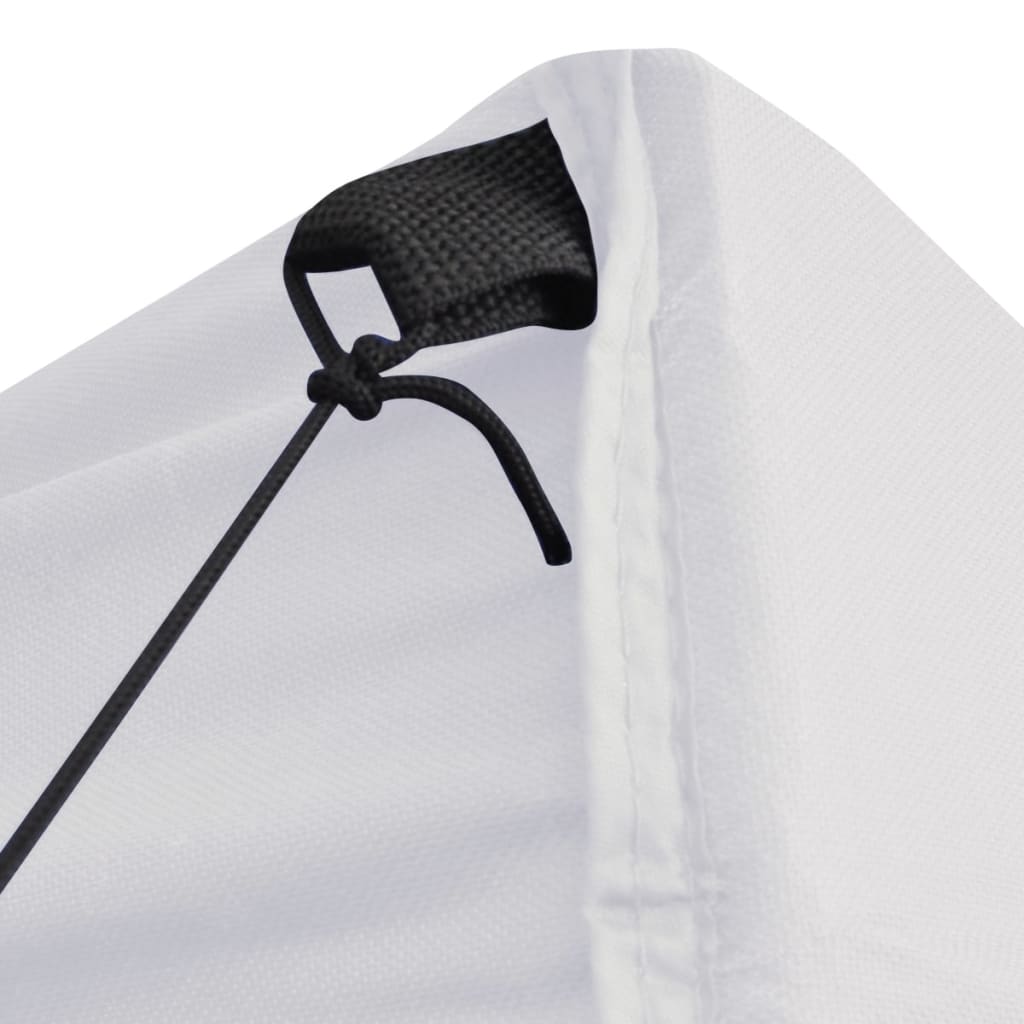48888 vidaXL Professional Folding Party Tent with 4 Sidewalls 2x2 m Steel White