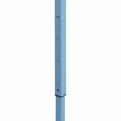 Professional Folding Party Tent with 4 Sidewalls 3x4 m Steel Blue
