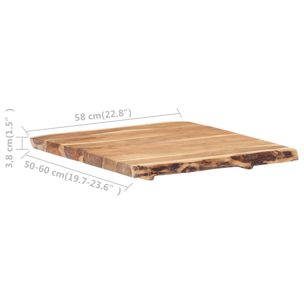 Table Top | Natural wood | Solid acacia wood | Medium | Durable