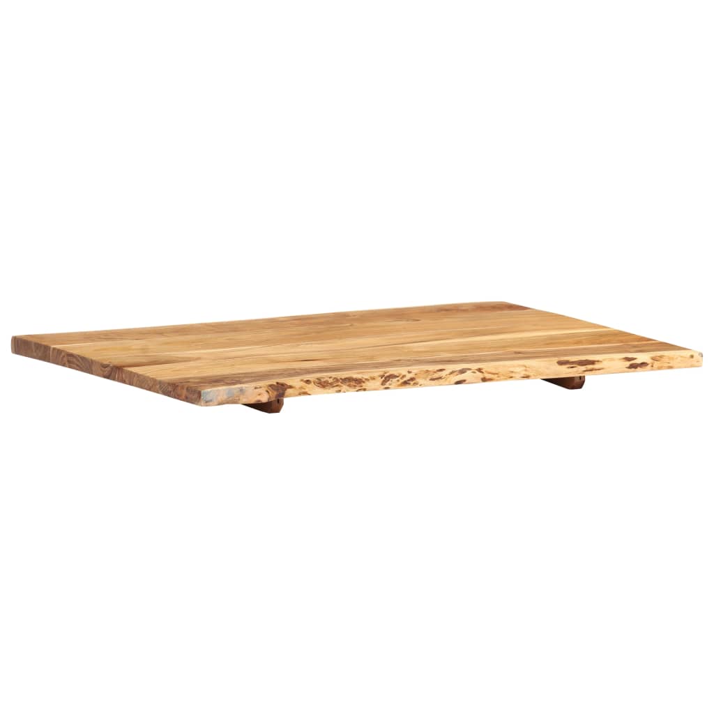 Table Top | Natural wood | Solid acacia wood | 80x | Durable | Table Top