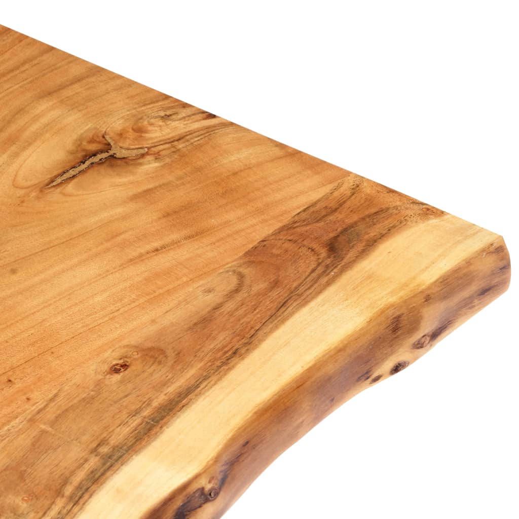 Table Top Solid Acacia Wood 39.4"x(19.7"-23.6")x1.5