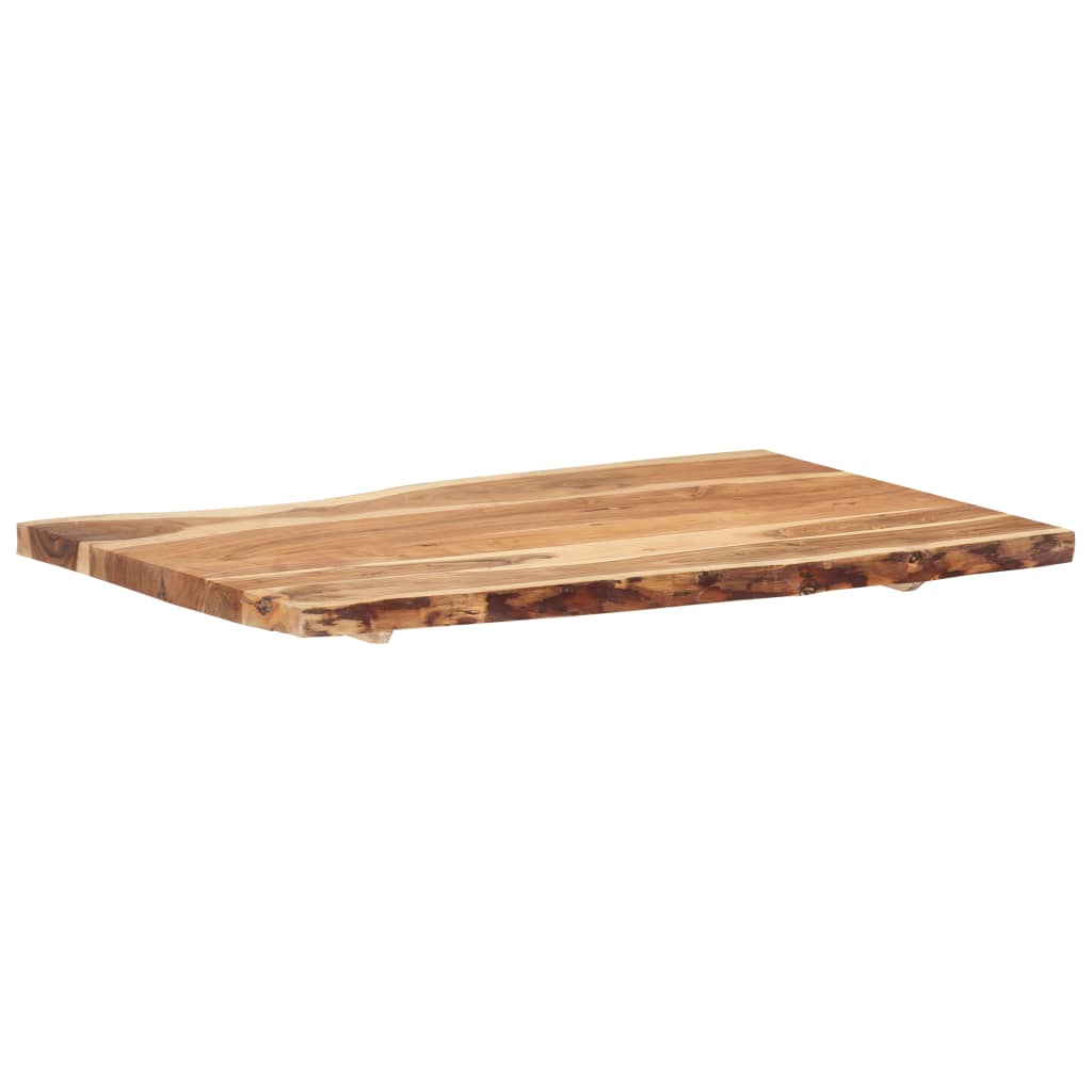 Table Top Solid Acacia Wood 39.4"x(19.7"-23.6")x1.5