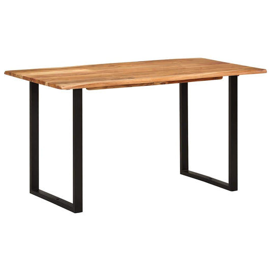 Dining Table | Natural wood and black