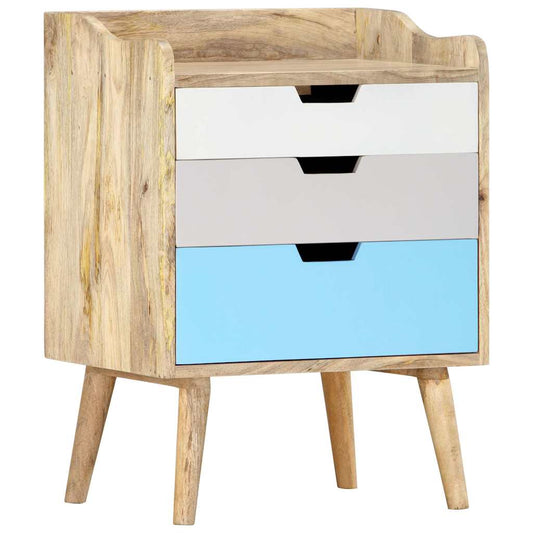 Bedside Cabinet | Brown | Solid Mango Wood | Medium | Bedside Cabinet