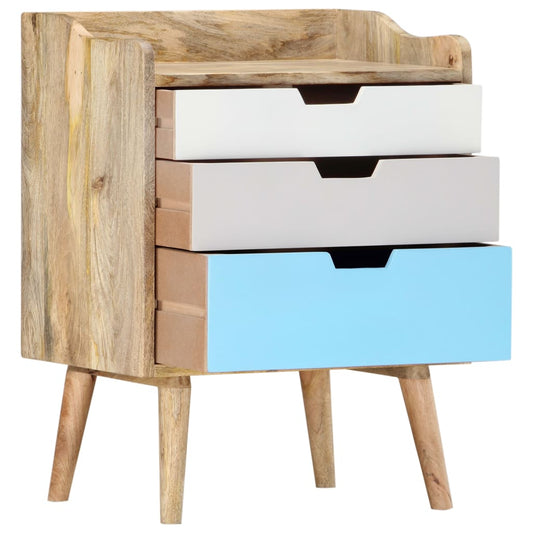 Bedside Cabinet | Brown | Solid Mango Wood | Medium | Bedside Cabinet