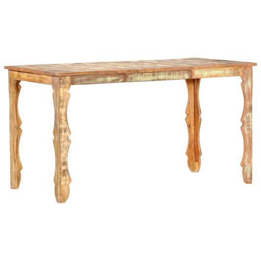 Dining Table | Multicolour | Solid Reclaimed Wood | Medium | Durable