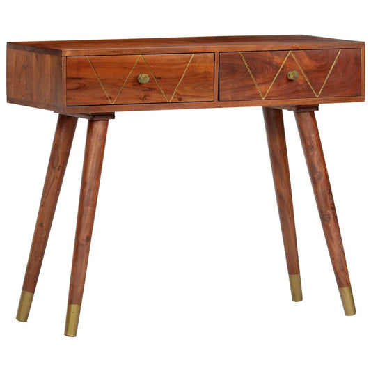 Console Table | Honey Brown | Solid Acacia Wood | Medium