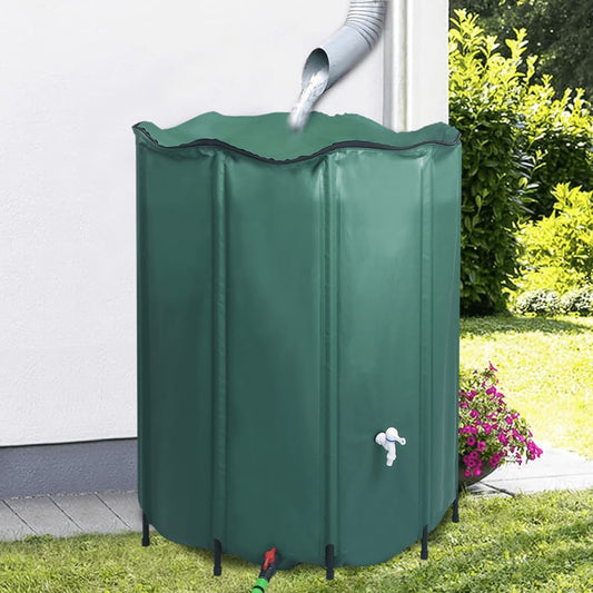 Rain Water Tank | Dark green | PVC and mesh fabric | Large | Collapsible