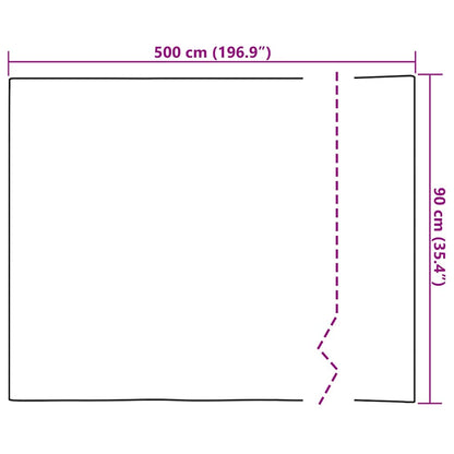 Self-adhesive Furniture Film Dark Wood 500x90 cm PVC