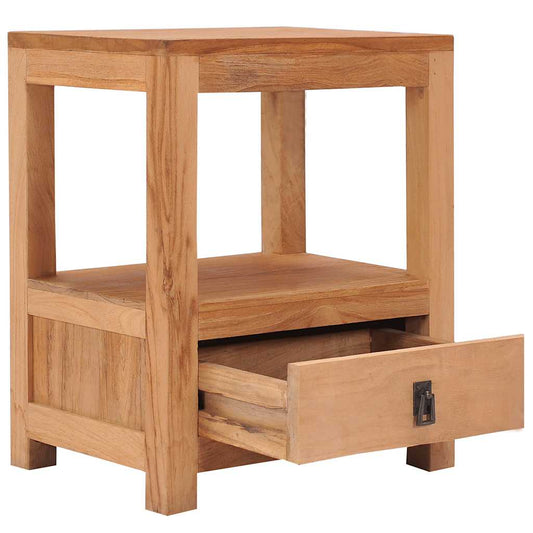Beside Cabinet | Natural Teak | Solid Teak Wood | 40x30x50 cm