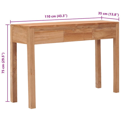 Console Table 110x35x75 cm Solid Teak Wood