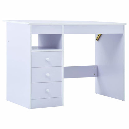 287448 vidaXL Children Drawing Study Desk Tiltable White