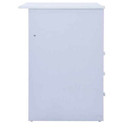 287448 vidaXL Children Drawing Study Desk Tiltable White