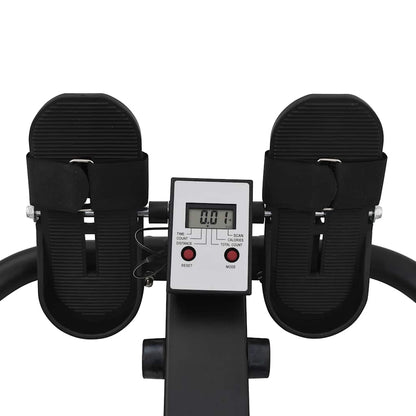 92014 vidaXL Rowing Machine 5 Level Hydraulic Resistance