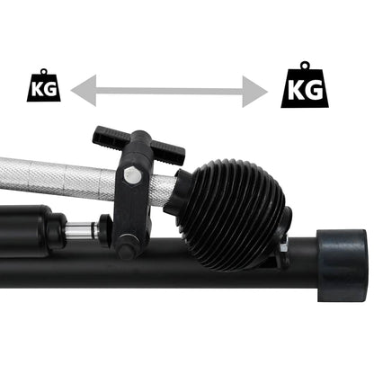 92014 vidaXL Rowing Machine 5 Level Hydraulic Resistance