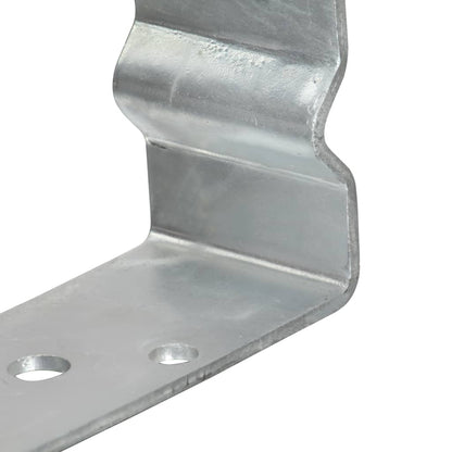 Fence Anchors 6 pcs Silver 10x6x15 cm Galvanised Steel
