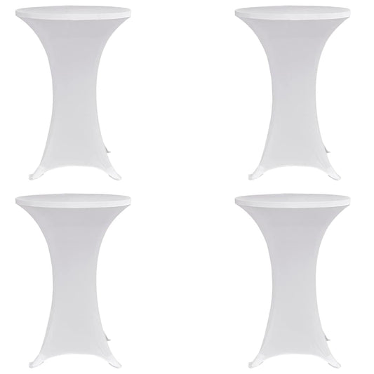 Table Cover | Set of 4 | White | Polyester