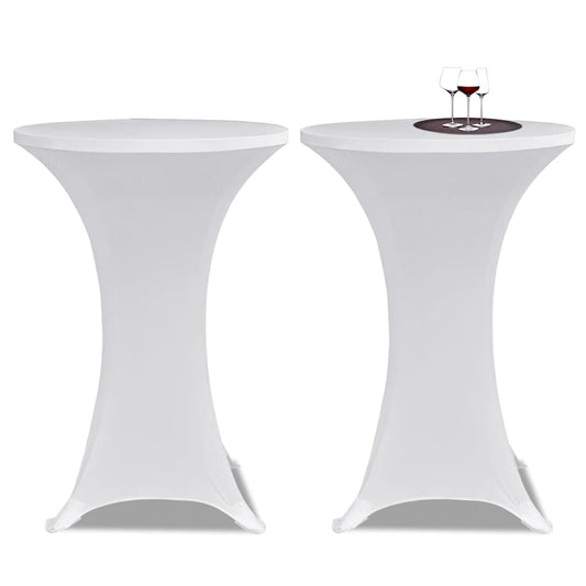 Table Cover | Set of 4 | White | Polyester