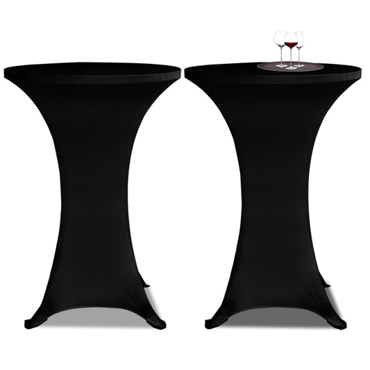 Table Cover | Set of 4 | Black | 90% Polyester, 10% Elastane