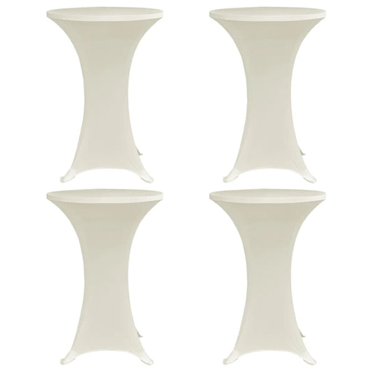 Table Cover | Set of 4 | Cream | 90% Polyester, 10% Elastane
