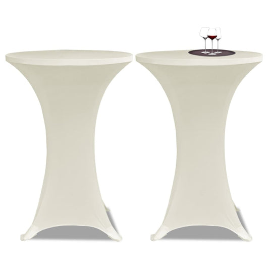Table Cover | Set of 4 | Cream | 90% Polyester, 10% Elastane