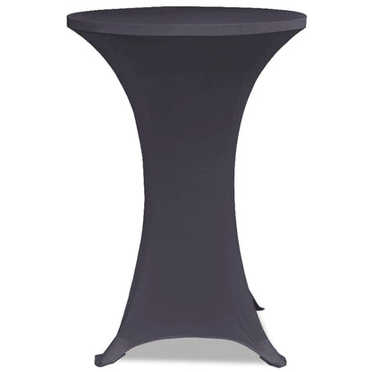 Stretch Table Cover 4 pcs 70 cm Anthracite