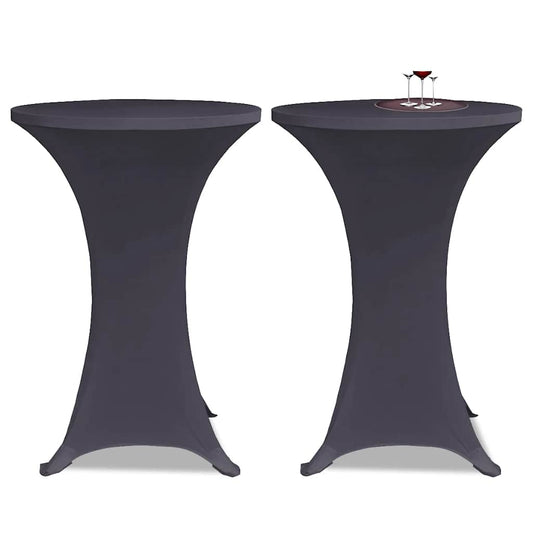 Table Cover | Set of 4 | Anthracite | Polyester: 90%, Elastane: 10%