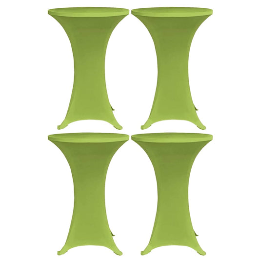 Table Cover | Set of 4 | Apple green | 90% Polyester, 10% Elastane