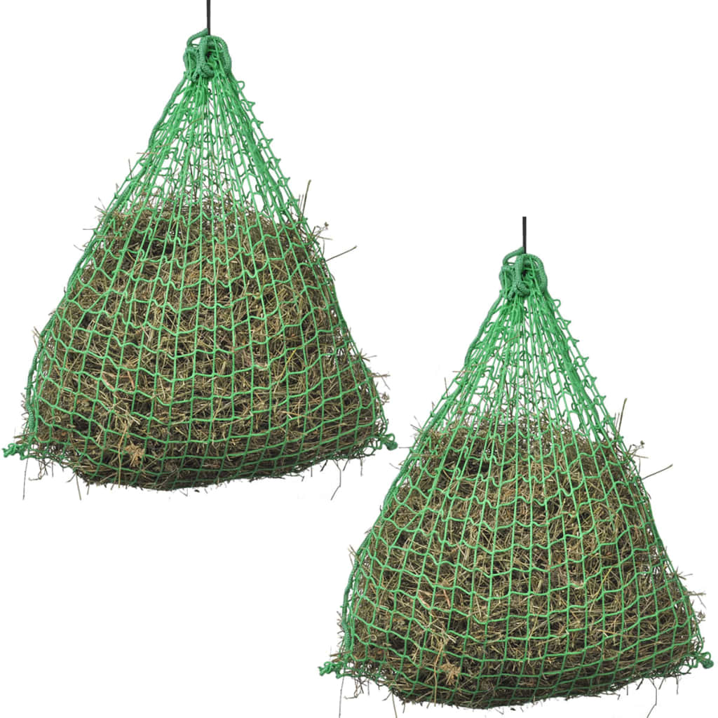 Hay Net | Set of 4 | Green | Polypropylene | Durable | Hay Net | Round