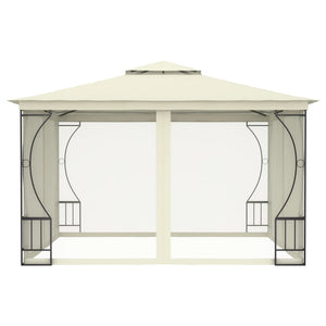 Gazebo with Nets 300x300x265 cm Cream