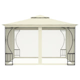 Gazebo with Nets 300x300x265 cm Cream