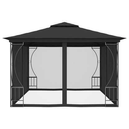 Gazebo with Nets 300x400x265 cm Anthracite