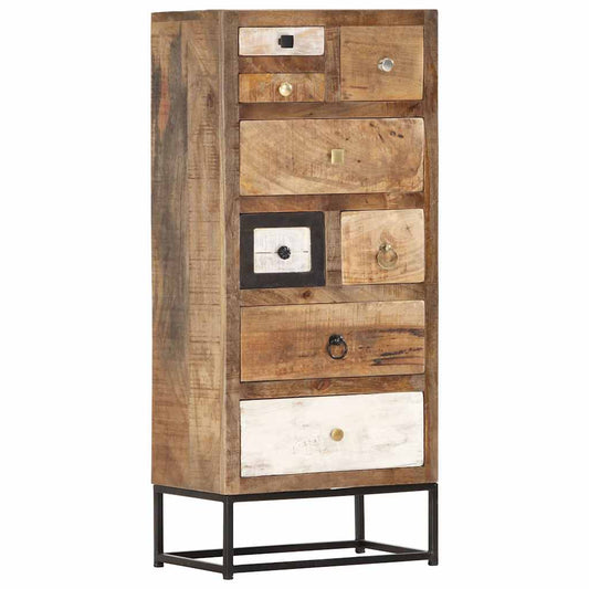 Drawer Cabinet | Varied wood tones and white
