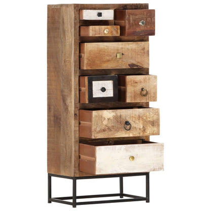 Drawer Cabinet 45x30x105 cm Solid Reclaimed Wood