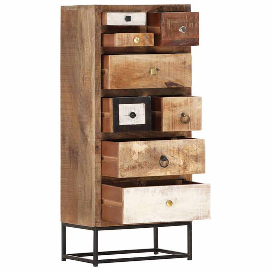 Drawer Cabinet | Varied wood tones and white