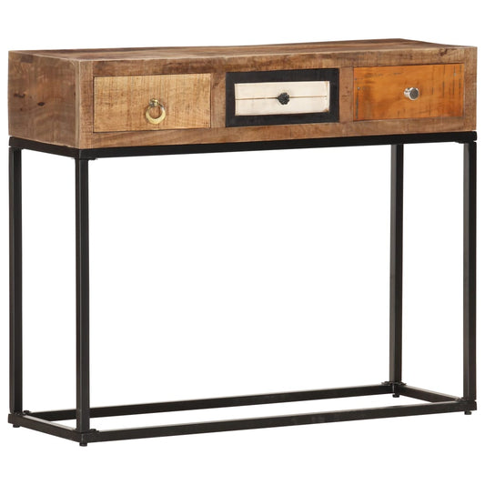 Console Table | Mixed shades of reclaimed wood