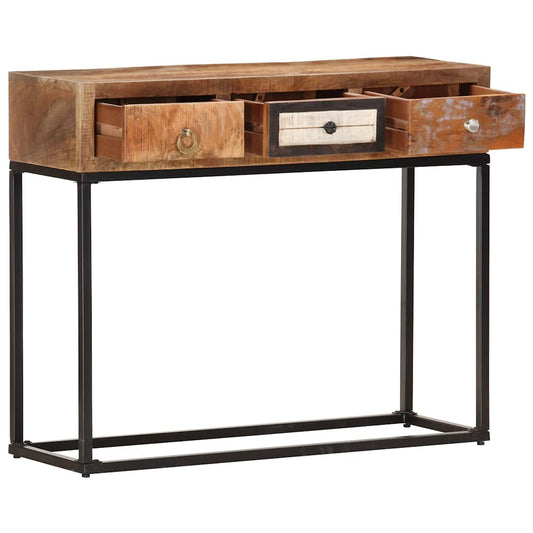 Console Table | Mixed shades of reclaimed wood