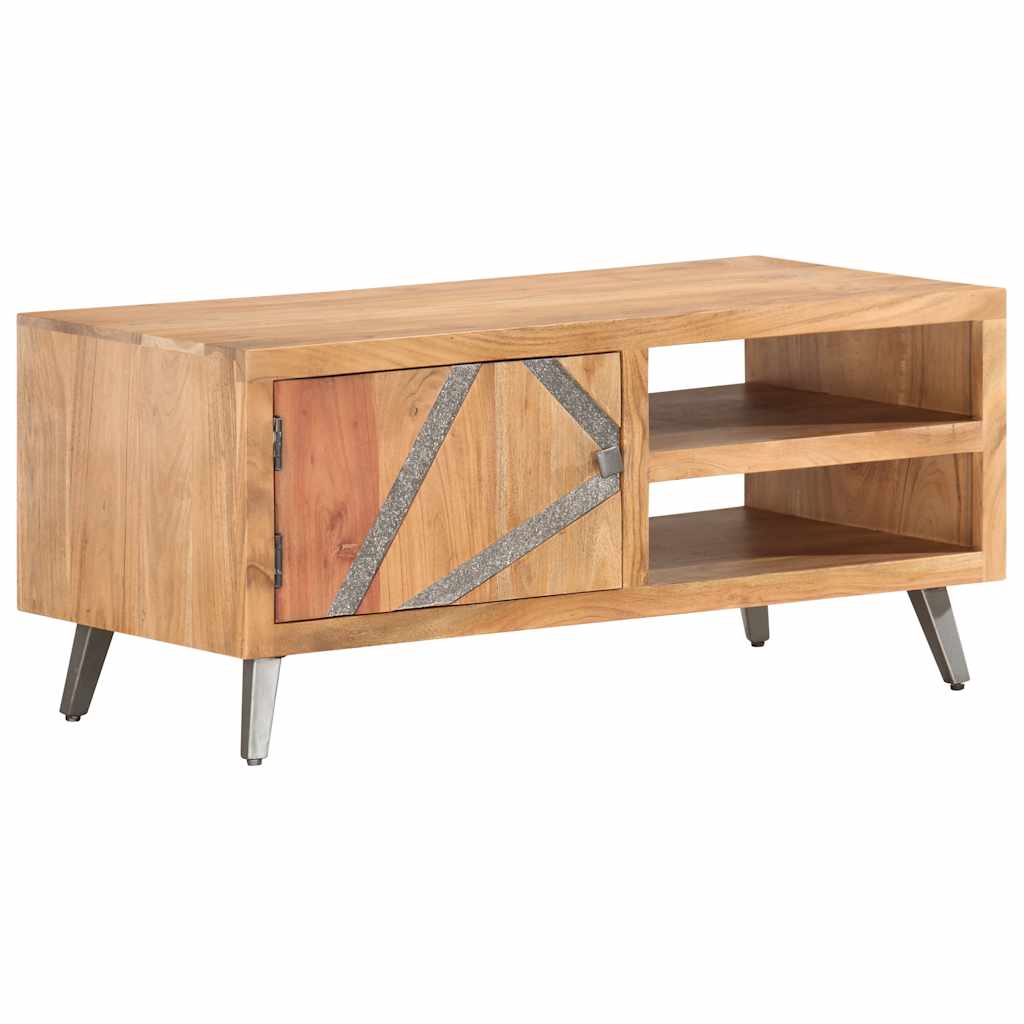 Coffee Table 90x45x40 cm Solid Acacia Wood